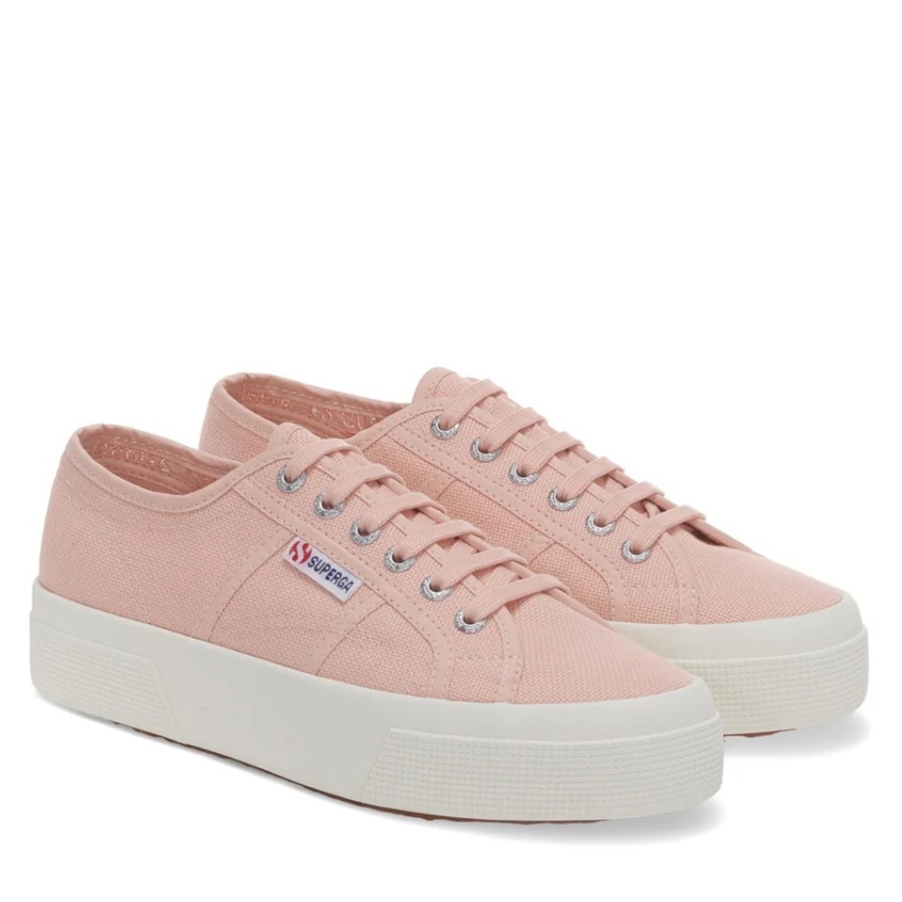 Superga Women's Blush Canvas Sneakers